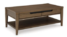 TABLE ROANHOWE RECTANGULAR COCKTAIL TABLE T769-1 1270mm W x 660.4mm D x 482.6mm H