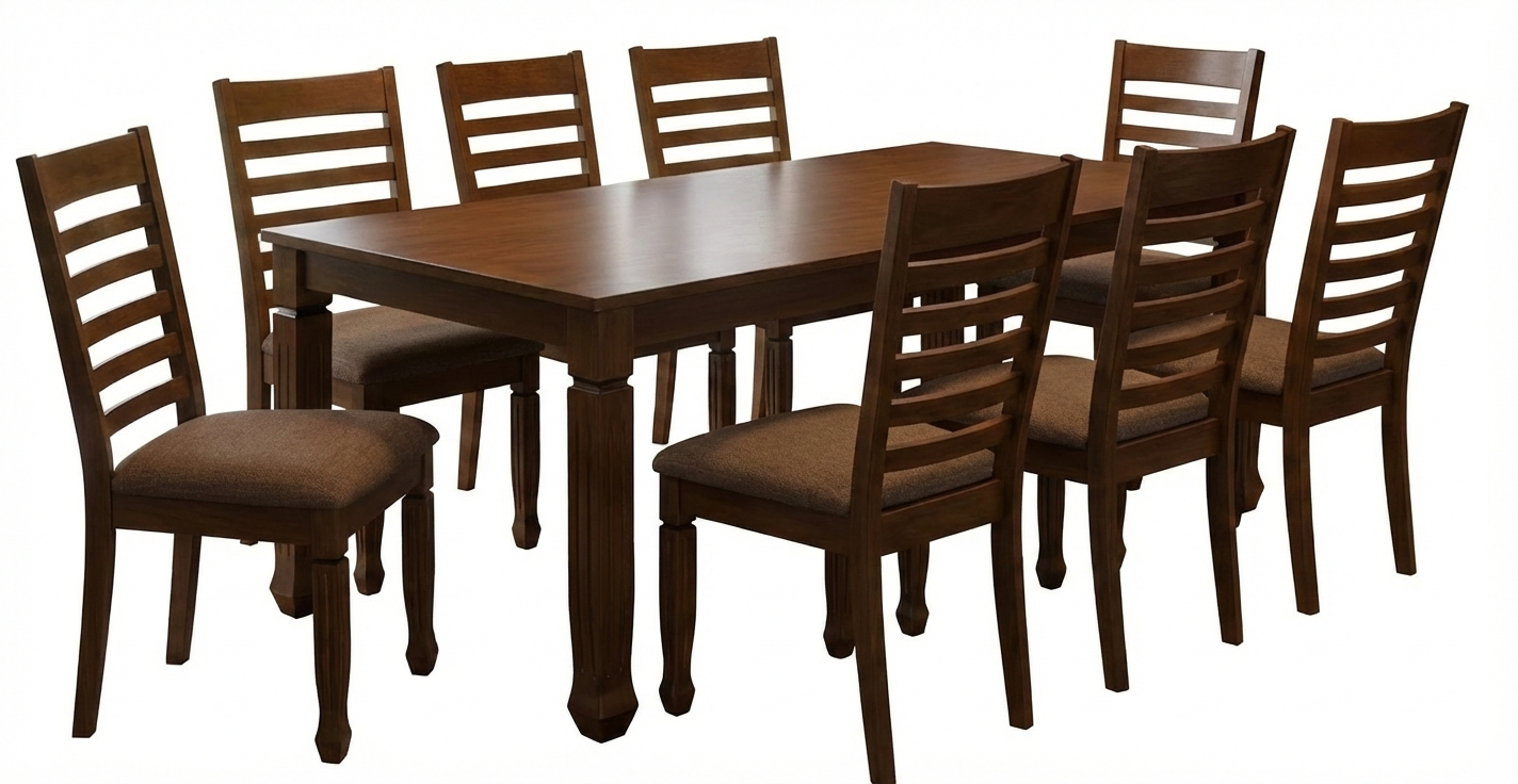 Dining Set Hu3189 Table + 8 Chairs ( Limited 3 Months Warranty )