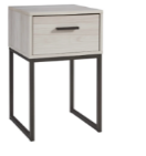 NIGHT STAND SOCALLE ONE DRAWER EB1864-291 66.0CM*49.8CM*37.9CM LIGHT NATURAL