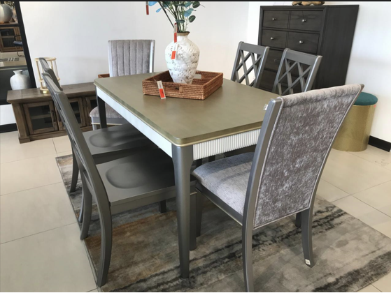 Dining Brensan (1 Table + 6 Chairs) Package