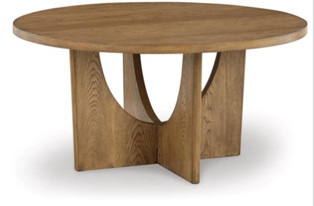TABLE ROUND DINING ROOM TABLE DARKMORE D783-50 ROUND DINING ROOM TABLE 76.5CM*152.0CM*152.0CM NATURAL