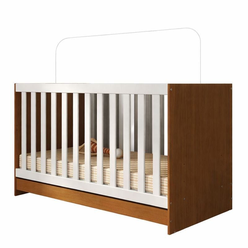 Berceau Mp0527R Convertible Into Bed White/Wood (Limited 3 Months Warranty)