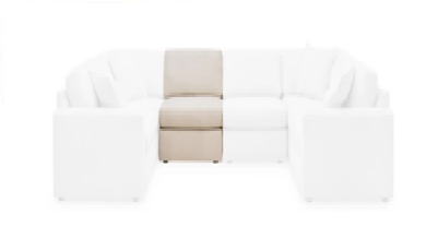 SOFA MODMAX ARMLESS CHAIR 9210346 812.8mm W x 939.8mm D x 863.6mm H