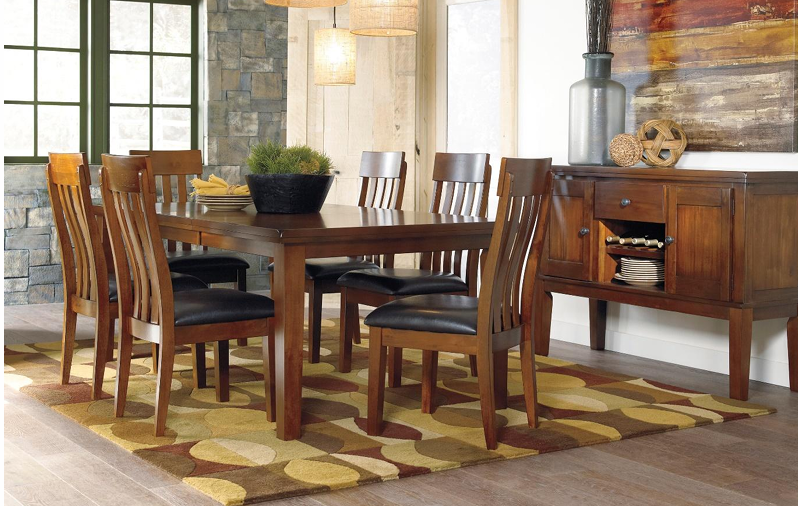 DINING TABLE RALENE (1 TABLE + 6 CHAIRS) PACKAGE