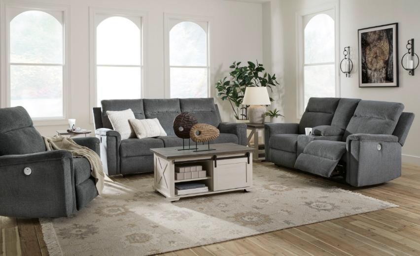 SOFA POWER RECLINER BARNSANA 33202 3PCS PACKAGE