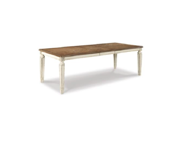 DINING TABLE REALYN RECT DINING ROOM EXT TABLE D743-45 76.2CM*107.3CM*243.8CM