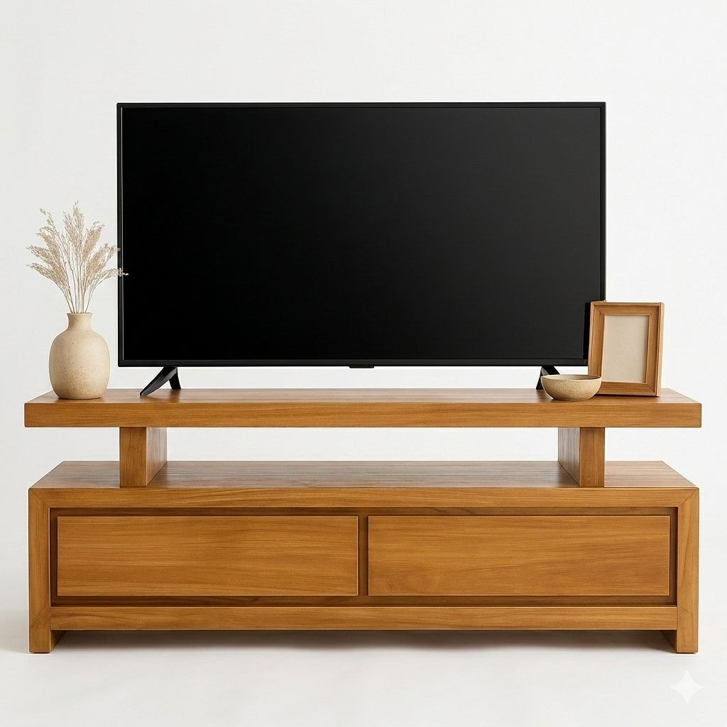 Tv Stand Tyra 2 Drawers 120X45X55 N-Wb