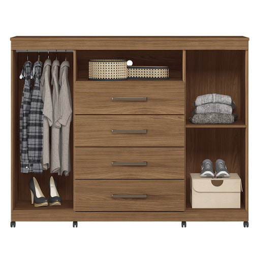 Commode Master 4 Tirs 104.0Cm*129.0Cm*46.8Cm Jatoba (Limited 3 Months Warranty)