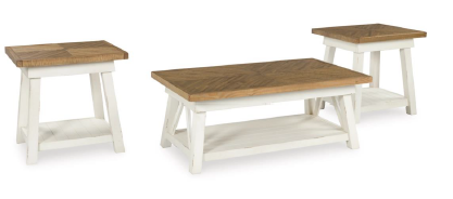 TABLE STOWNBRANNER OCCASIONAL TABLE SET (3 PCS) T5640-13 1219.2mm W x 711.2mm D x 482.6mm H