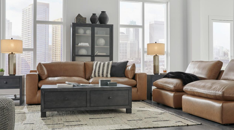 SOFA EMILIA LEATHER 30901 (4 PCS) PACKAGE