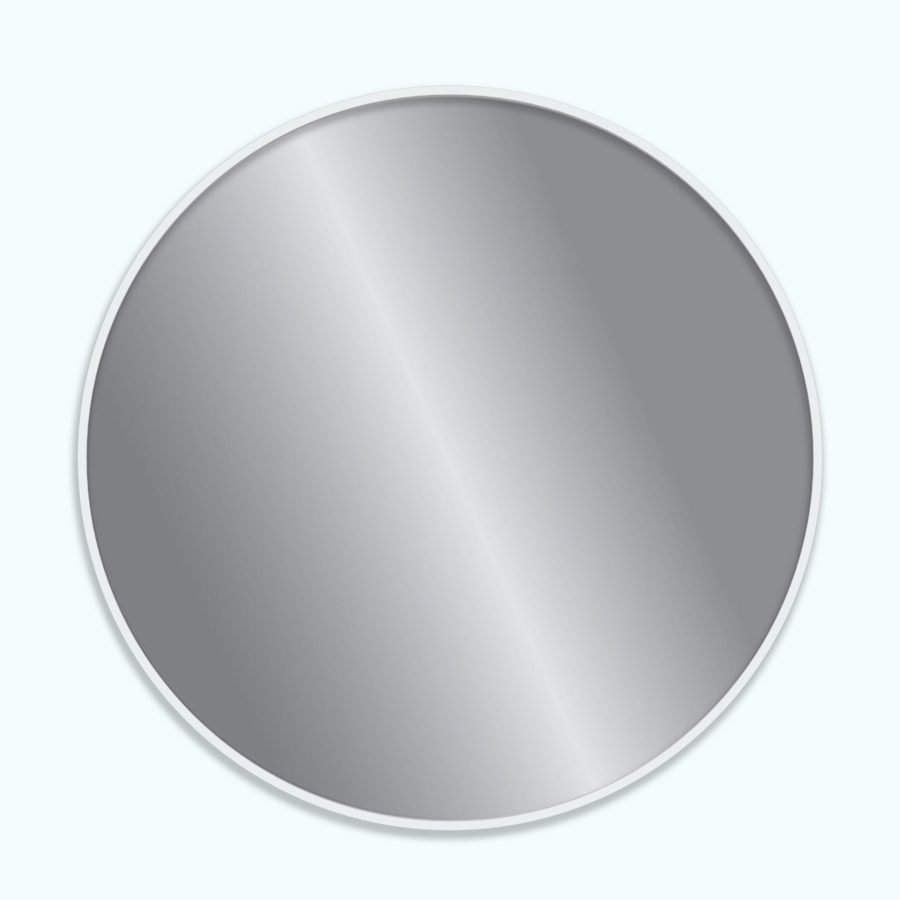 Accessories Es9 Ww 60Cm Round Mirror Wall Panel 30.0Cm*30.0Cm*3.0Cm