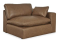 SOFA EMILIA RAF CORNER FEATHER LEATHER 3090165 1270mm W x 1092.2mm D x 838.2mm