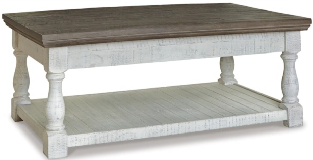 COFFEE TABLE HAVALANCE LIFT TOP COCKTAIL TABLE T814-9 48.2CM*121.6CM*71.1CM RUST