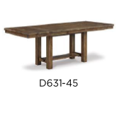 DINING TABLE RECT MORIVILLE D631-45