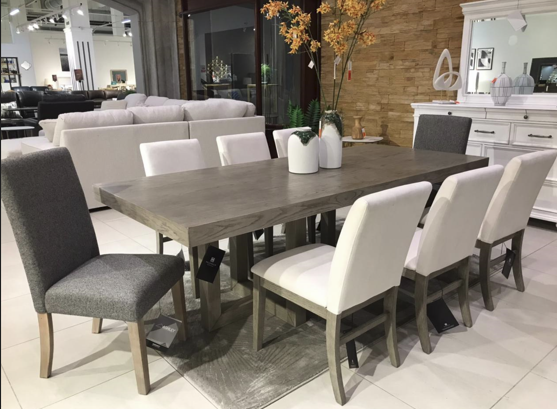 Dining Table Anibecca (1 table + 8 Chairs) Package