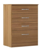 Commode Astral 4460/134 4 Drawers 62*86*41Cm Almond (Limited 3 Months Warranty)