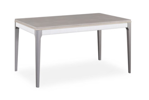 DINING TABLE BRENSAN D5956-26 RECT DINING ROOM EXT TABLE 760.0CM*140.0CM*85.0CM GRAY/BEIGE