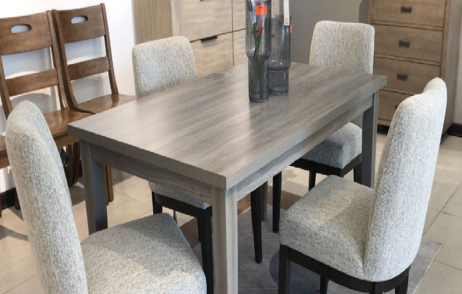 TABLE + 4 CHAIRS COMBO D291-25 D984-01