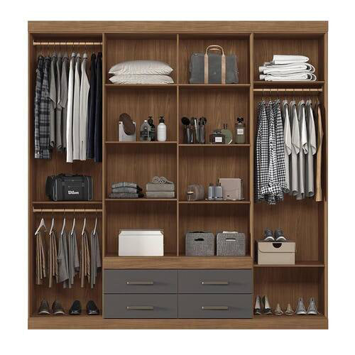Wardrobe Napoles 8.4 217.6Cm*212.0Cm*46.3Cm Matte