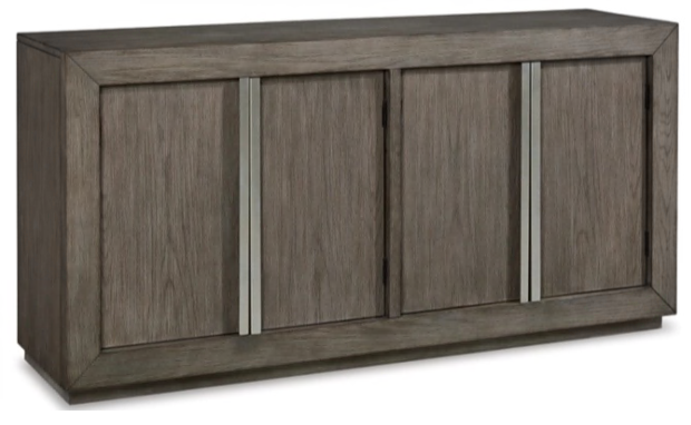SERVER ANIBECCA DINING ROOM SERVER D970-60 81.9CM*163.8CM*45.7CM WEATHERED GRAY FINISH