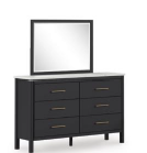 Bed SIX DRAWER DRESSER Fargenta B2618-31W1