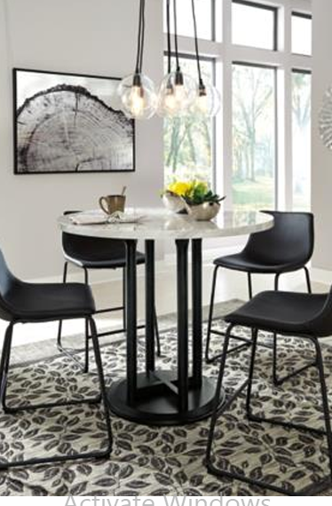 Counter Table Centiar (1 table + 4 chairs) Package
