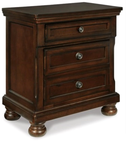 NIGHT STAND PORTER B697-92 TWO DRAWER 75.8CM*73.0CM*46.3CM