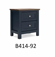 BEDS LANDOCKEN 2 DRAWER NIGHTSTAND B414-92
