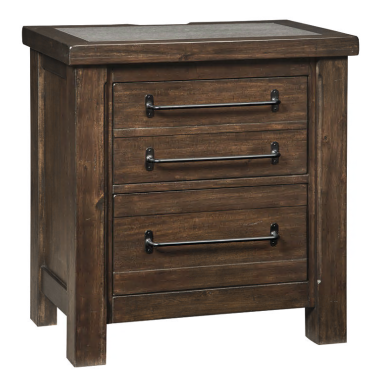 NIGHT STAND STARMORE TWO DRAWER B633-92 71.4CM*66.0CM*43.1CM BROWN