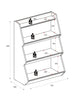 Cabinet 2373 Organizer  88.5*63*35Cm White  (Limited 3 Months Warranty)