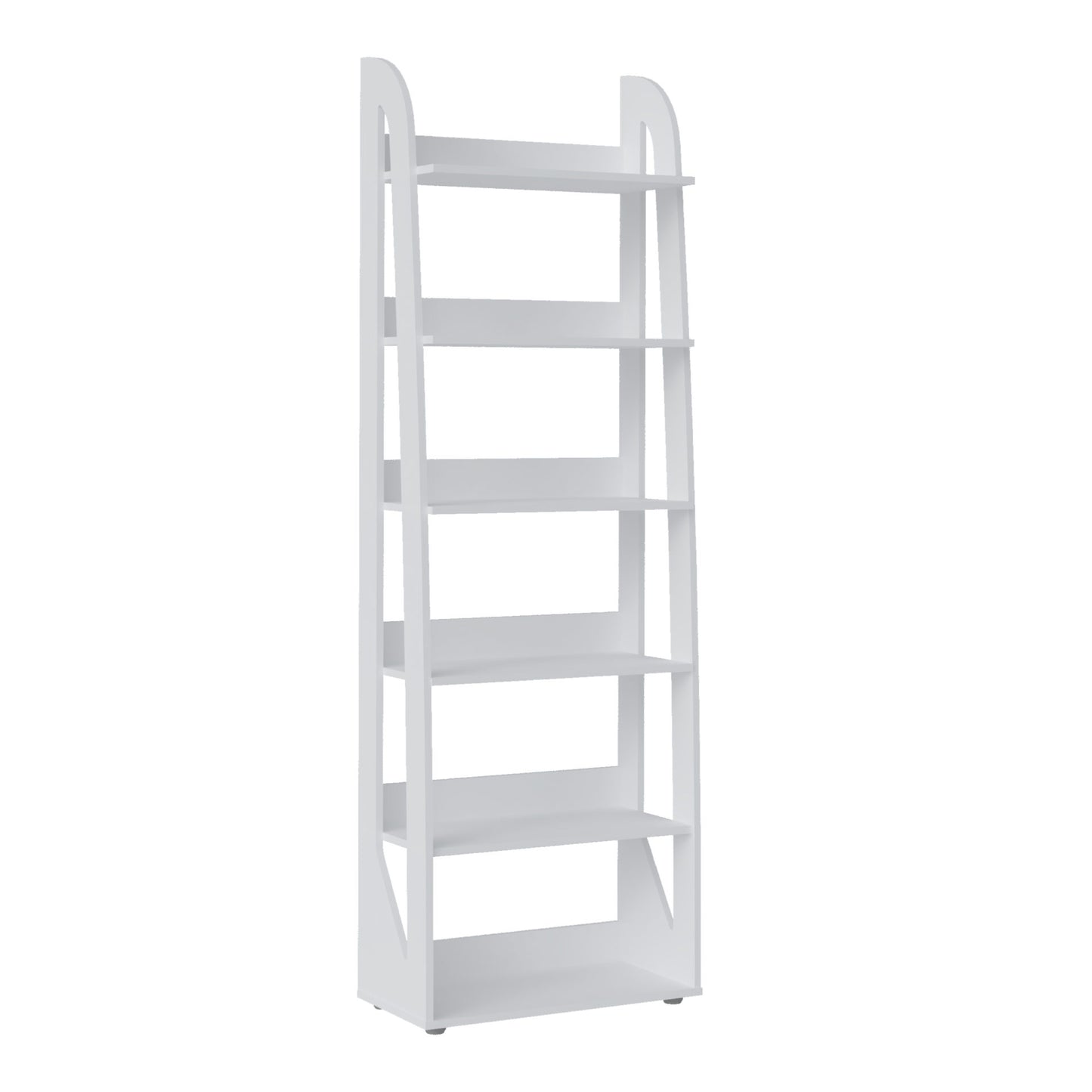 Bookcase Floripa 4363 6 Shelves  60*30*183.5Cm White (Limited 3 Months Warranty)