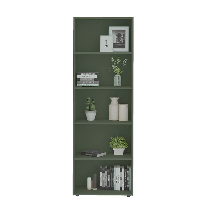 Bookcase Multy 4583 Five Shelves  60*30*180Cm Mint  (Limited 3 Months Warranty)