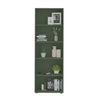 Bookcase Multy 4583 Five Shelves  60*30*180Cm Mint  (Limited 3 Months Warranty)