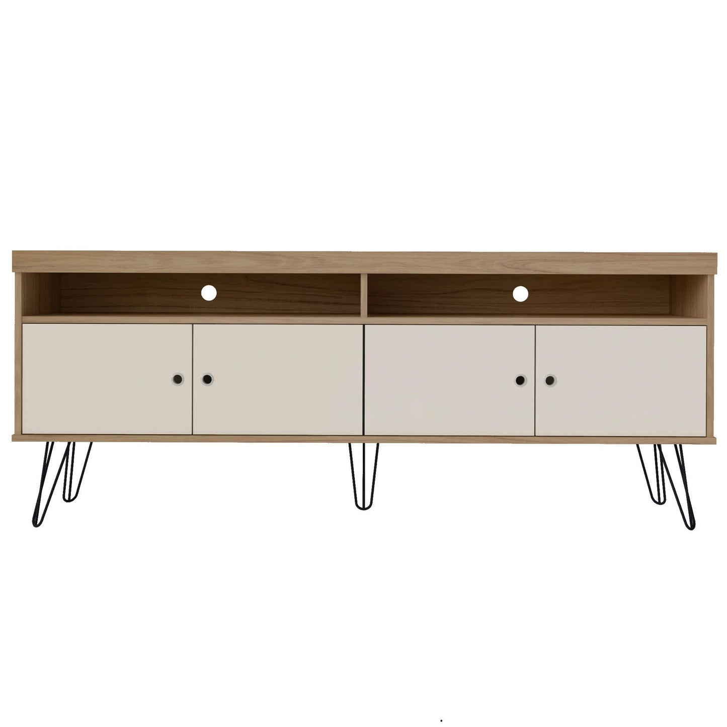 Tv Stand Liberty 4217 Up To 65 / 4 Doors  160*33.5*62Cm Oak/Off White (Limited 3 Months Warranty)