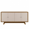 Buffet Brise 22504222 4 Doors  180*80.5*35.7Cm Freijo/Off White  (Limited 3 Months Warranty)