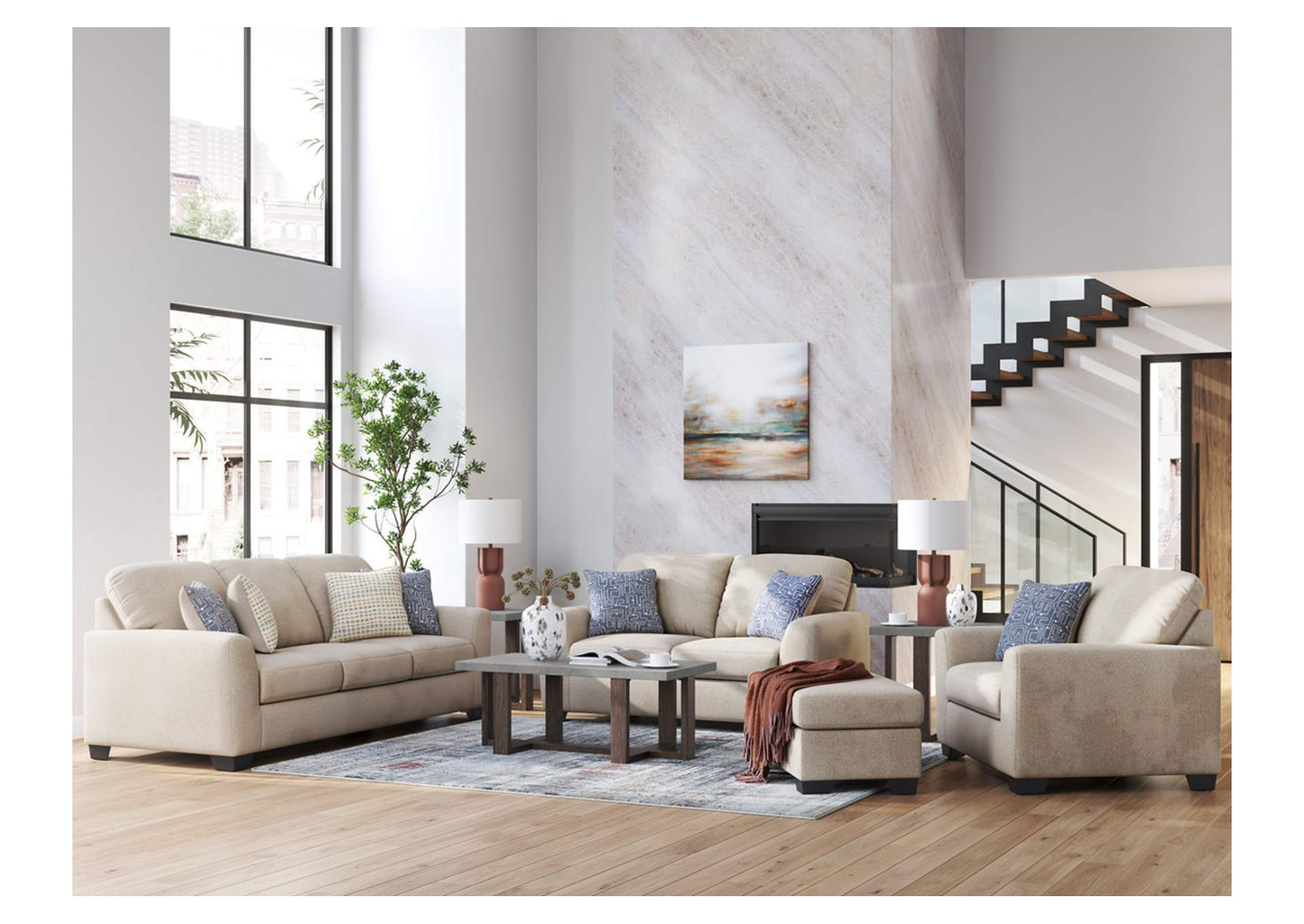 SOFA PANOLA 43604 (4 PCS) PACKAGE