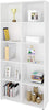 Bookcase Clean 5333 10 Niches  90*30.1*187.8Cm White (Limited 3 Months Warranty)