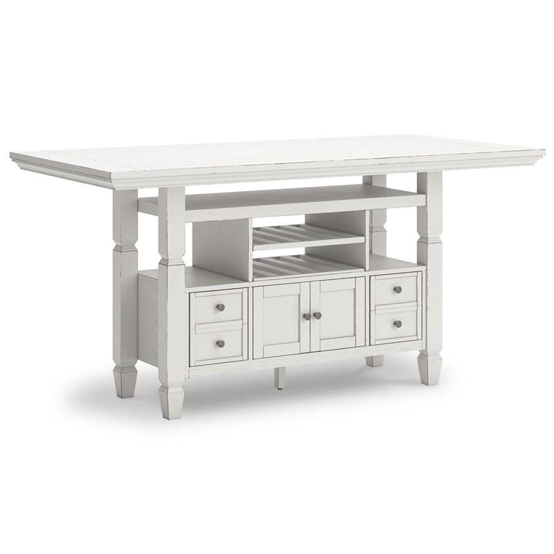 DINING COUNTER TABLE SET ROBBINSDALE (TABLE + 4 CHAIRS) D642