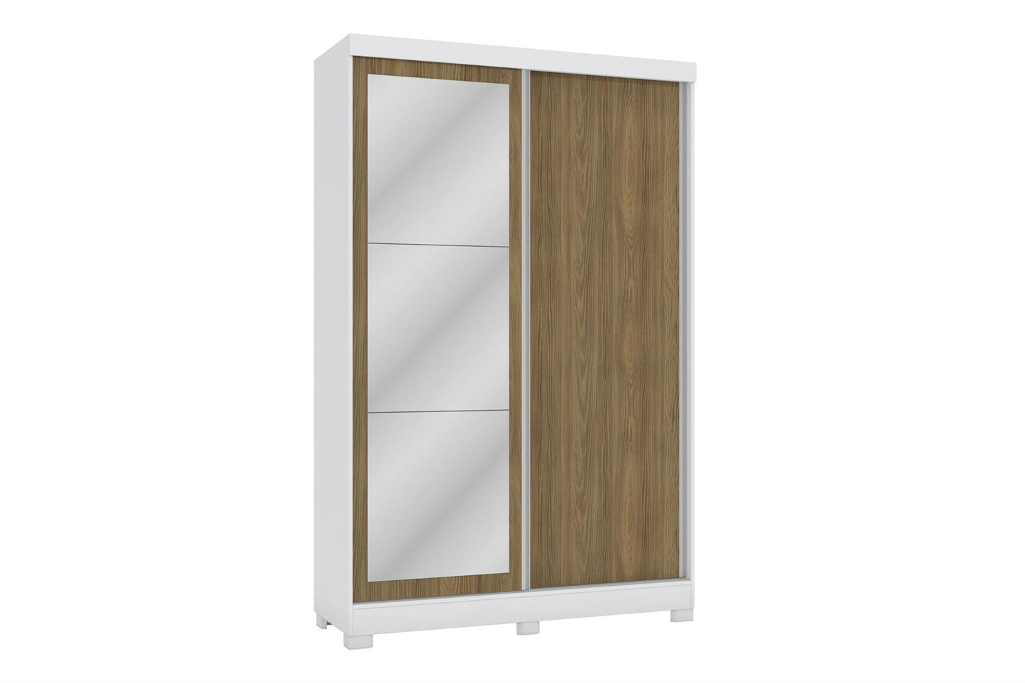 Wardrobe Cb01N571-Ngmc 2 Sliding Doors With 2 Drawers  223*143*53Cm Nogueira (Limited 3 Months Warranty)