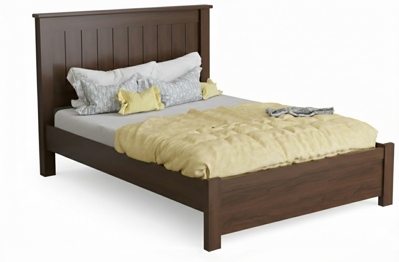 Beds Chile 5725 Double 140*190Cm  148*115*202Cm Jacaranda  (Limited 3 Months Warranty)