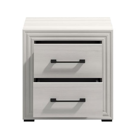 Night Stand Narbona 2 Drawers  51.5*42.5*53.5Cm Off White (Limited 3 Months Warranty)