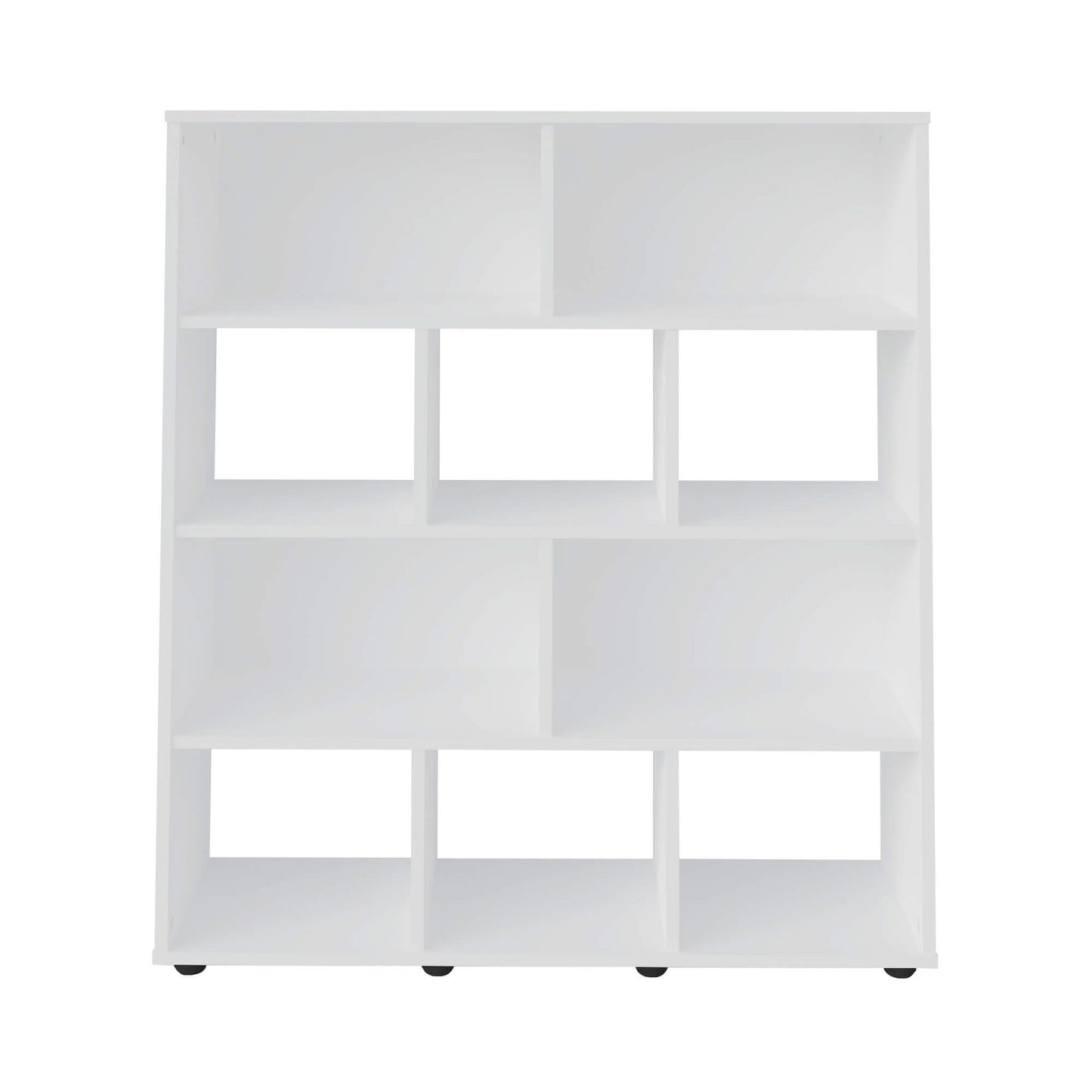 Bookcase Book 3466 Ten Niches  91*25*109Cm White  (Limited 3 Months Warranty)