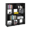 Bookcase Book 4054 10 Niches  91*25*109Cm Black  (Limited 3 Months Warranty)