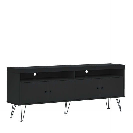 Tv Stand Liberty 4609 Up To 65 / 4 Doors  160*33.5*62Cm Black (Limited 3 Months Warranty)