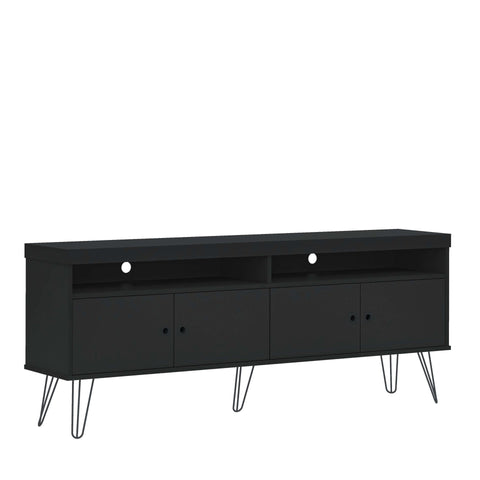 Tv Stand Liberty 4609 Up To 65 / 4 Doors  160*33.5*62Cm Black (Limited 3 Months Warranty)
