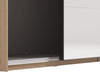 Wardrobe Modena 2 Sliding Doors  245*62*217.5Cm White (Limited 3 Months Warranty)