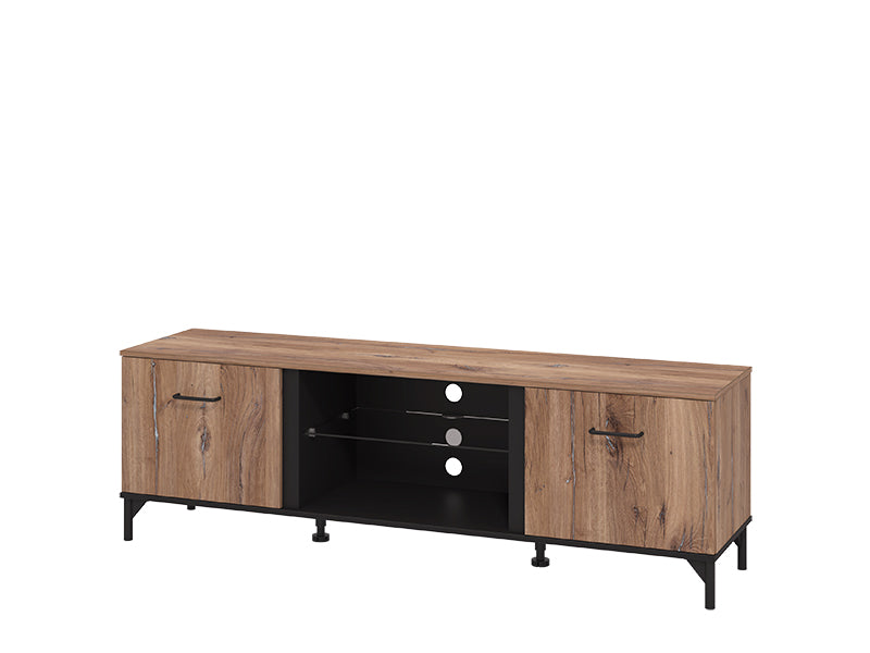 Tv Stand Corsica 2 Drawers  190*42*53.5Cm Oak   (Limited 3 Months Warranty)