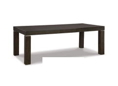 DINING TABLE HYNDELL RECT EXT TABLE  D731-35 76.5CM*107.0CM*223.5CM DARK BROWN