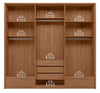 Wardrobe Democrata 163143Ep 6 Doors  Jatoba/Arena  (Limited 3 Months Warranty)