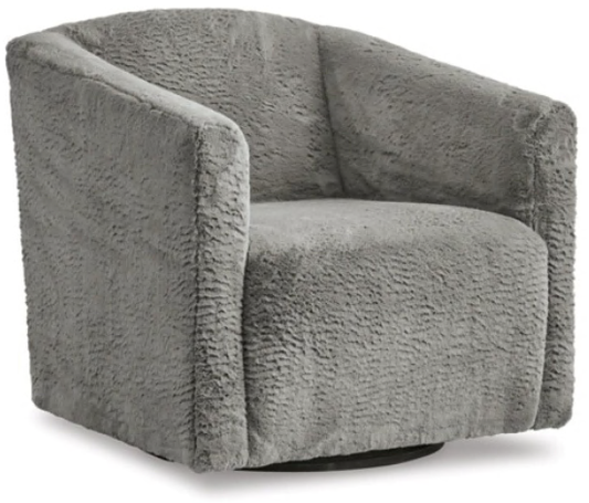 SOFA BRAMNER SWIVEL ACCENT CHAIR A3000330 81.2CM*81.2CM*86.3CM GOLD